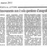 il Trentino del 12 marzo 2011_risposta cons. Anderle
